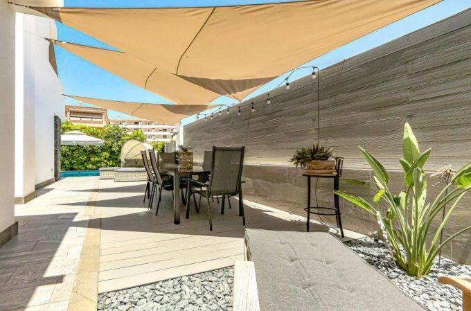 Luxury Villa Tropical Private Heated Pool Los Cristianos  Bagian luar foto